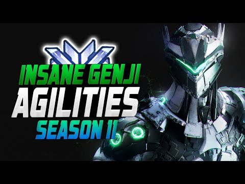 INSANE Genji Carry by - AGILITIES! [ OVERWATCH SEASON 11 TOP 500 ]