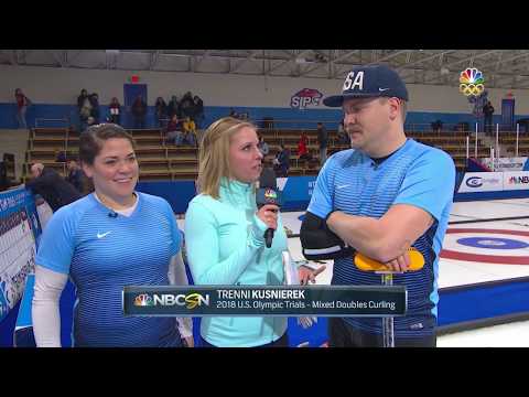 Olympic Mixed Doubles Curling Trials | Becca And Matt Hamilton Recap Their Win Over Sinclair-Dropkin