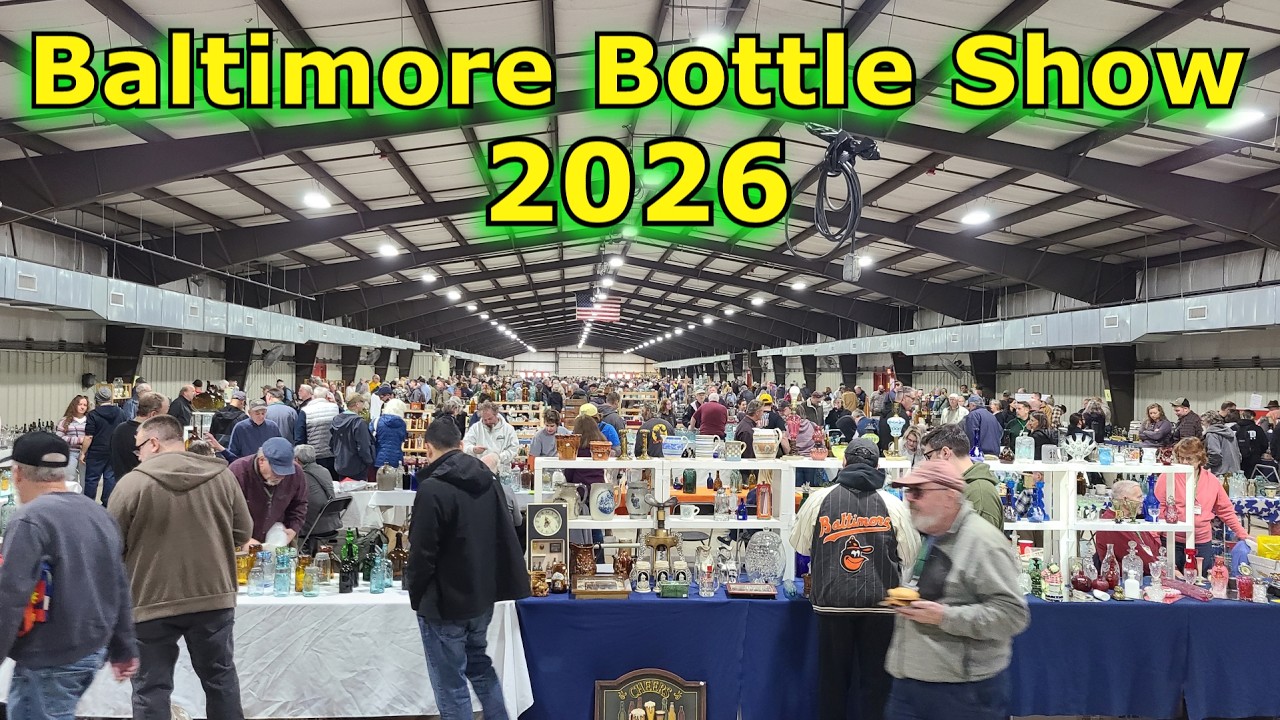 Inside the World’s Largest One-Day Antique Bottle Show! Baltimore 2026