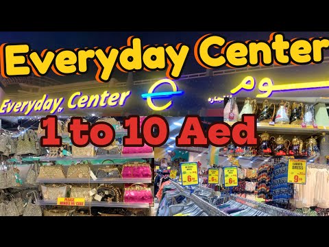 1 to 10 Aed shopping market in uae sharjah || Everyday center sharjah ||