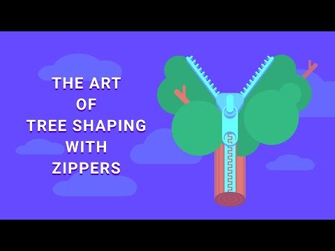 The Art of Tree Shaping with Zippers