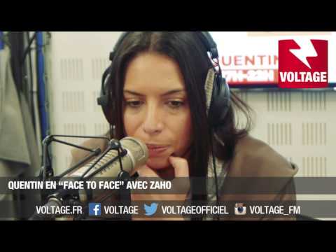 Quentin reçoit Zaho pour la sortie de l'album "Le monde à l'envers" sur VOLTAGE