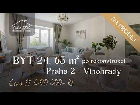 Video Vinohrady | 2+1 | 65 m² |  kompletní rekonstrukce