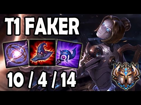 T1 Faker ORIANNA vs LEBLANC Mid - Lol Korea Ranked