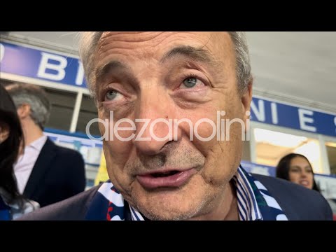 L'esultanza del presidente Pasini | Union Brescia vs Pro Vercelli 5-0