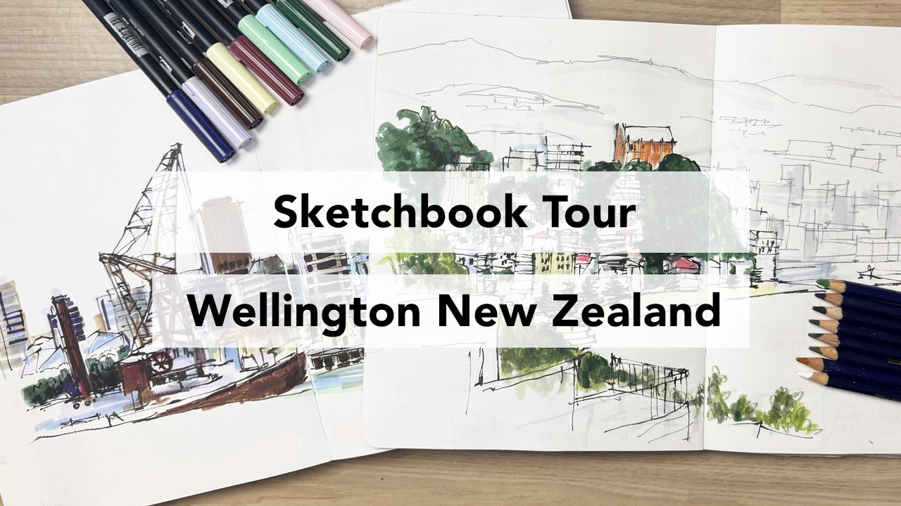 Wellington NZ sketchbooks 2026