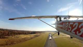 preview picture of video 'Cessna 150 Takeoff from KUOX (Oxford, MS) - GoPro Hero2'