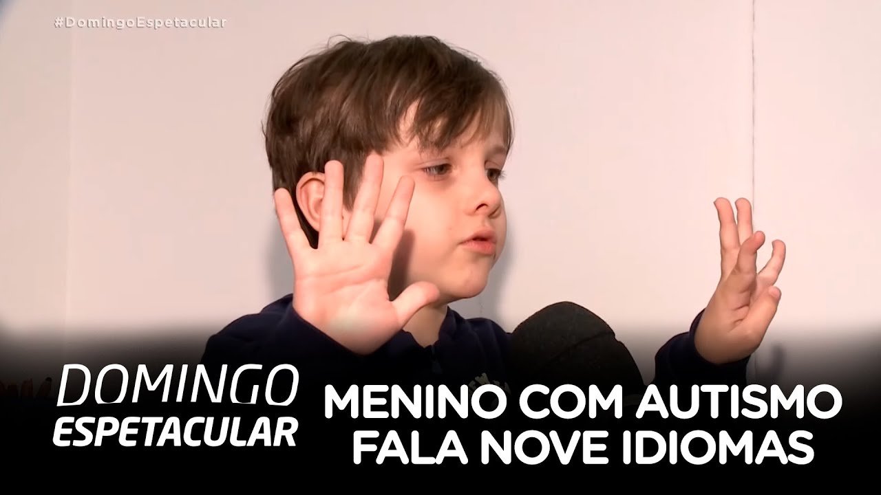 Menino diagnosticado com autismo surpreende ao falar nove idiomas