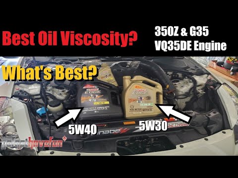 What's the Best Engine Oil Viscosity for the 350Z & G35? (Nissan V6 3.5L) | AnthonyJ350