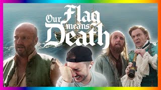 OUR FLAG MEANS DEATH EP1 REACTION - Is this show the most ridiculous show I've ever seen!? 😭 #ofmd
