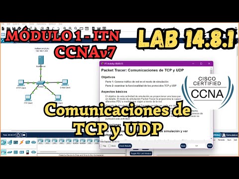 14.8.1 Packet Tracer - TCP and UDP Communications (Resolution)