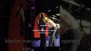 Marion menangis ketika opening konser di jakarta #M2M