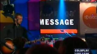 COLDPLAY - a message (live 2005)