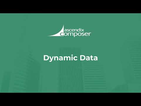 Dynamic Data in Ascendix Composer