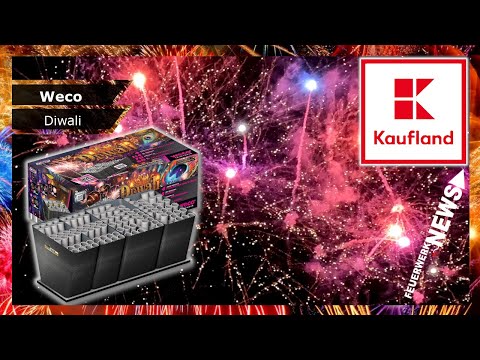 SEHR STARK! 111€ KAUFLAND FEUERWERK 2025 DIWALI | Weco Verbundfeuerwerk