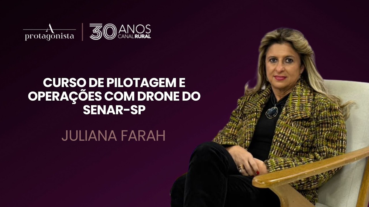 Curso de Pilotagem e Operações com Drone do SENAR-SP | A Protagonista
