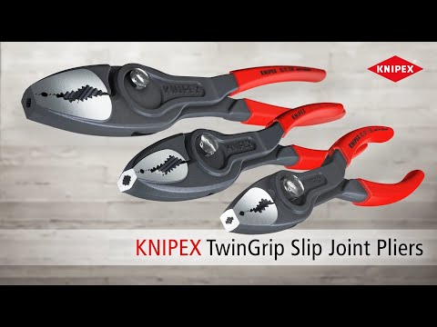 KNIPEX TwinGrip Front and side gripping pliers video