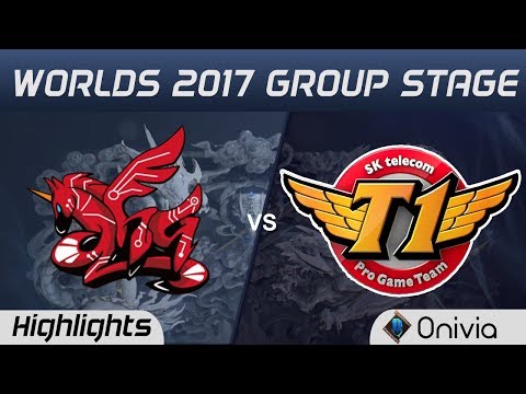 AHQ vs SKT   Highlights World Championship 2017 Group Stage AHQ Esports vs SK Telecom T1 by Onivia