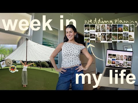 weekly vlog: cozy days at home, wedding planning, + haul!!