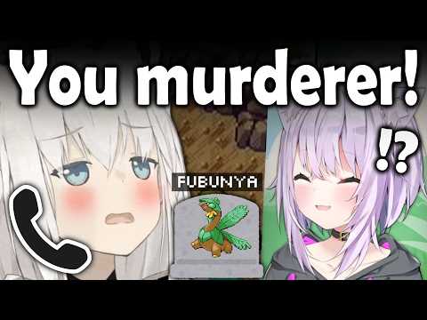 Drunk Fubuki Crashes Okayu’s Stream After a Pokémon Named After Her Died... *TOO CUTE* 🌽🍙