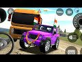 Purple 4x4 Thar Indian Cars Simulator 3D Thar Game Play