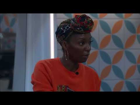 7-23 Britini tells Azah about her wildcard comp chat with Tiffany.  Azah is very upset.