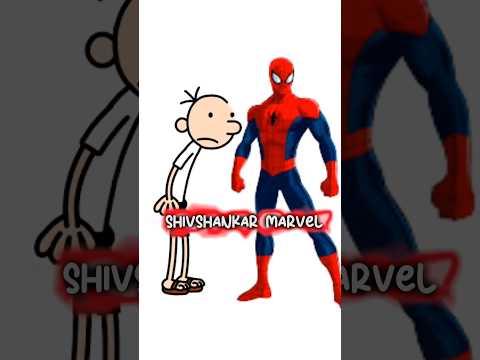 Greg Heffley vs Avengers #shorts