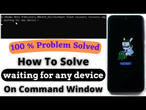 How To Solve Waiting For Any Device On Command Window اردو हिन्दी