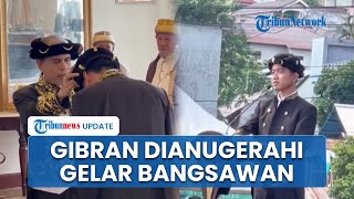 Momen Gibran Ditandu, Diarak, Dianugerahi Gelar Bangsawan dari Kesultanan Ternate, Wapres Beri Janji