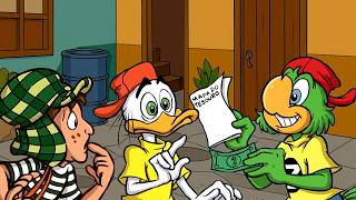 ZÉ CARIOCA VENDE MAPAS DO TESOURO | GIBIS ANIMADOS DO ZÉ CARIOCA E CHAVES