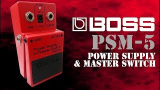 Video thumbnail for Boss PSM-5 Power Supply and Master Switch Pedal Demo by Isurus