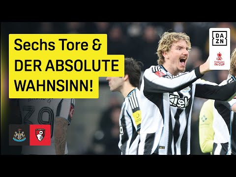Newcastle United - AFC Bournemouth | 3. Runde | FA Cup | DAZN Highlights