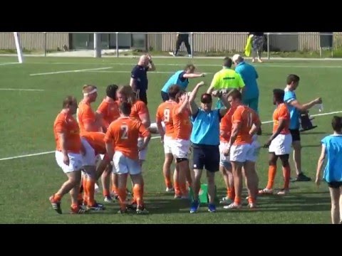 Rugby 2016 Nederland Oekraine 7 5 2016 blessure Rik Roovers