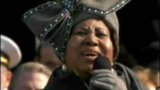 Aretha Franklin  MY COUNTRY 'TIS OF THEE  Inauguration Day 2009