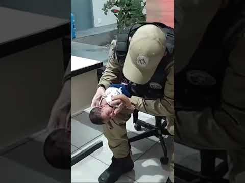 Tenente Thiago de Sapé na Paraíba salva vida de um bebê.  #Deus #milagres