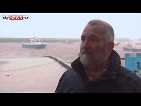 VIDEO   2014 UK Flooding & Storm Battered England & Scotland & Wales 2014