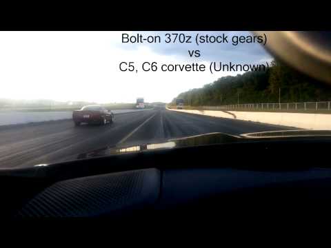 370z vs C6 Corvette