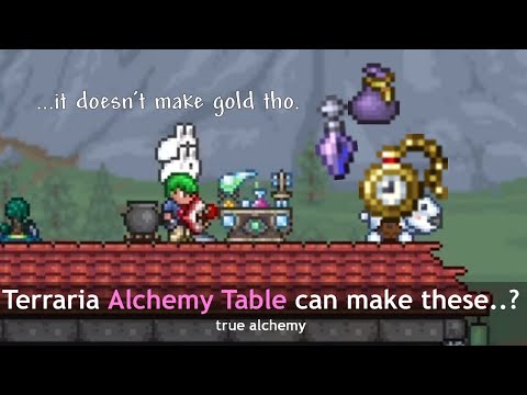 Terraria Alchemy Table can make potions out of nothing, along with these...