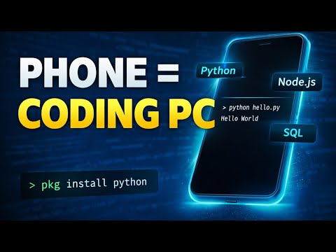 Termux Tutorial For Beginners Turn Your Phone Into A Coding Machine Python Node Sql
