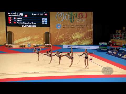 Czech Republic (CZE) - 2018 Rhythmic Worlds, Sofia (BUL) - Qualifications 5 Hoops