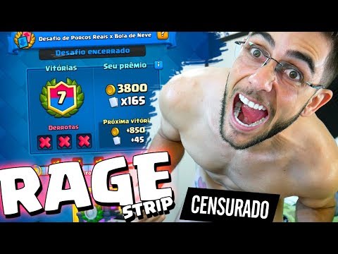 RAGE CLASH ROYALE STRiP  -  DESAFIO DE PORCOS REAIS X BOLA DE NEVE PT 3