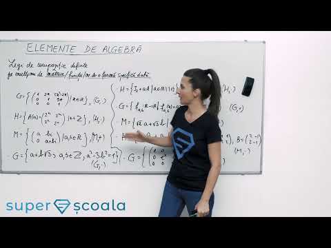 a XII-a  Legi de compozitie definite pe multimi de matrice / functii / nr. de o forma specifica data
