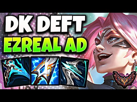 Ezreal vs Jinx ADC [ DK Deft ] Korea Grandmaster Patch 13.7 ✅