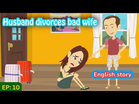 悪妻 パート10 | 英語ストーリー | 英語学習 | アニメーションストーリー | ケビンと学ぶ英会話 (Bad wife part 10 | English Story | Learn English | Animated story | Learn English with Kevin)