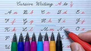 Cursive writing a to z | Cursive letter abcd | Cursive handwriting practice |English cursive writing