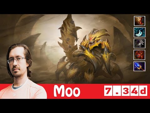 [DOTA 2] nouns.Moo the SAND KING [OFFLANE] [7.34d]