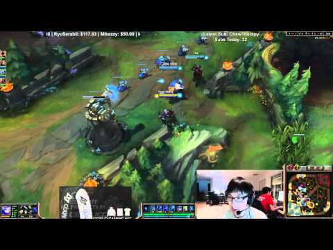 Doublelift duo Trick2g - Ashe vs Jayce ADC - League of Legends Gameplay