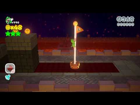 Super Mario 3D World 5-7 Speedrun - Time: 32 (Former WR)