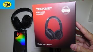 TeckNet Bluetooth Headphones Over Ear, Hi-Fi Stereo Wireless Headset