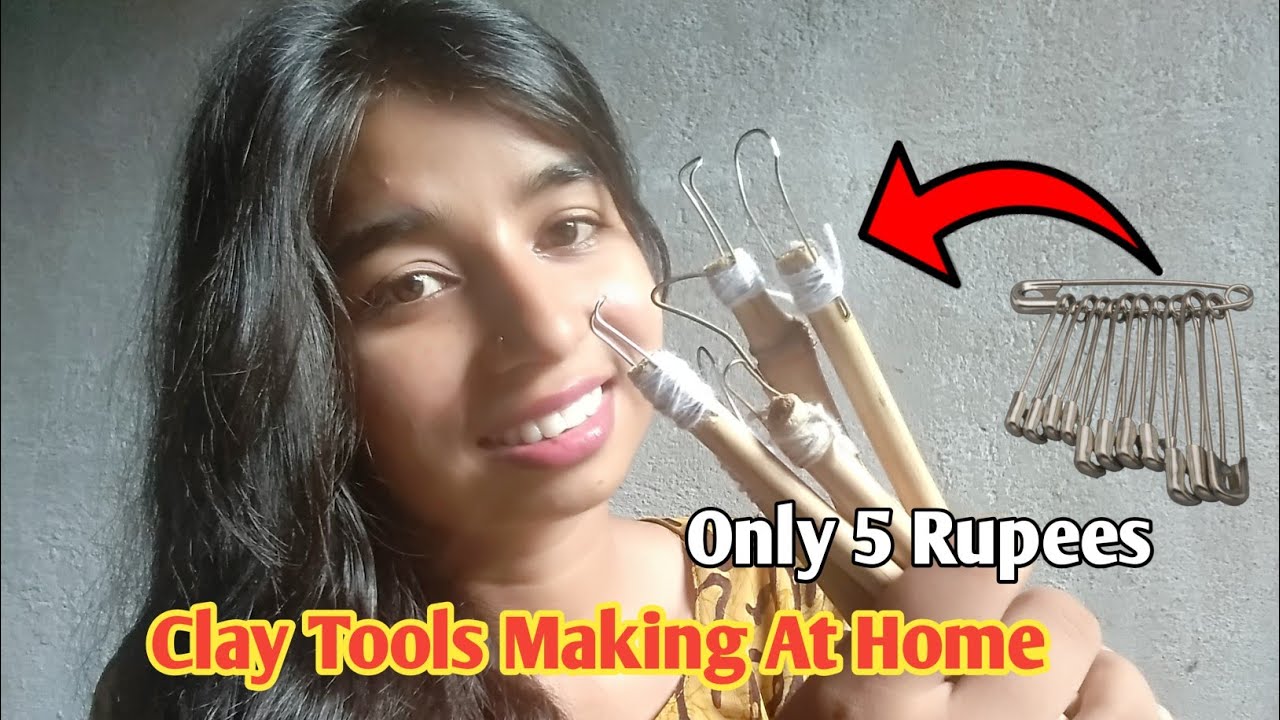 Clay Tools Making At Home/Best Clay Modeling Tools